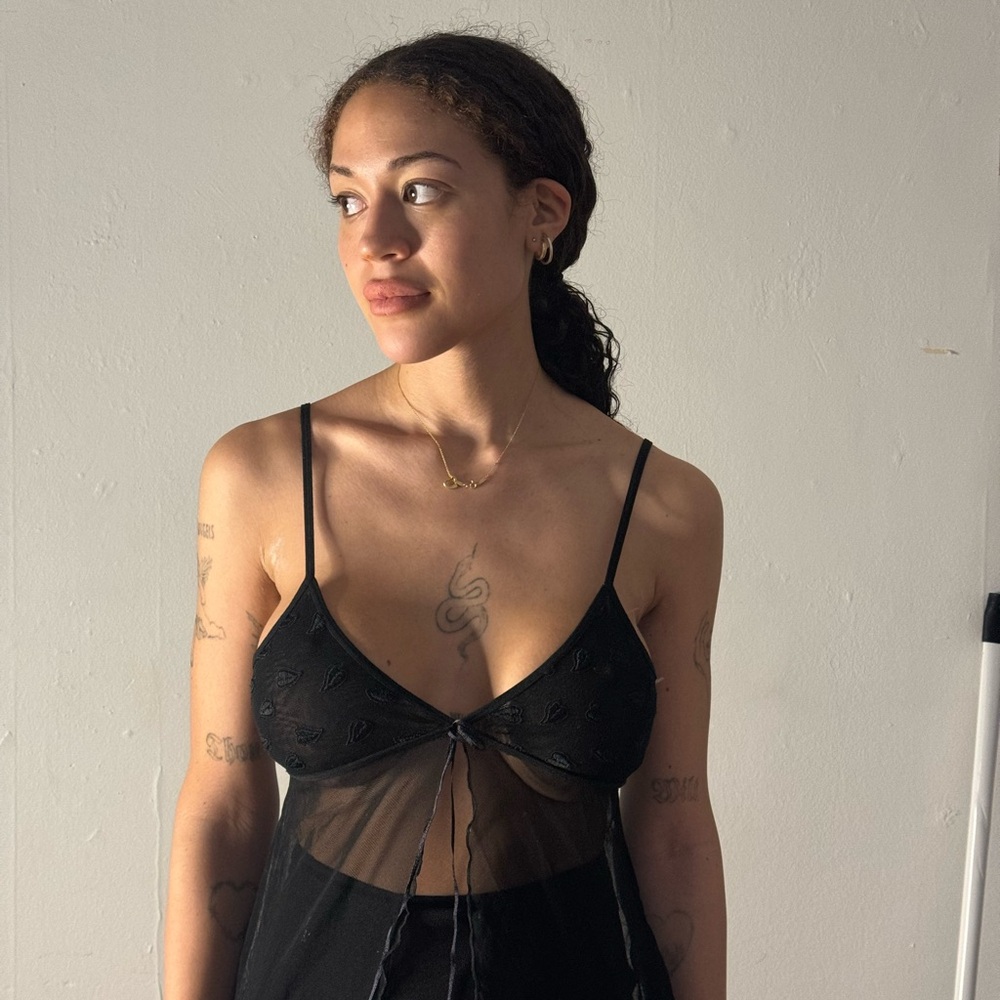 Slip black sheer!!